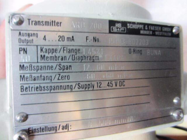 Schoppe Faeser tagplate